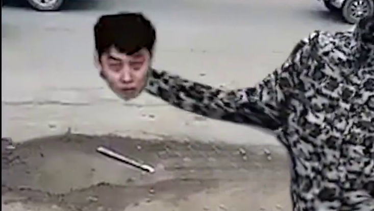 大型魔术之：头部分离两年半 #鬼畜 #鬼畜视频 #搞笑视频 #打篮球