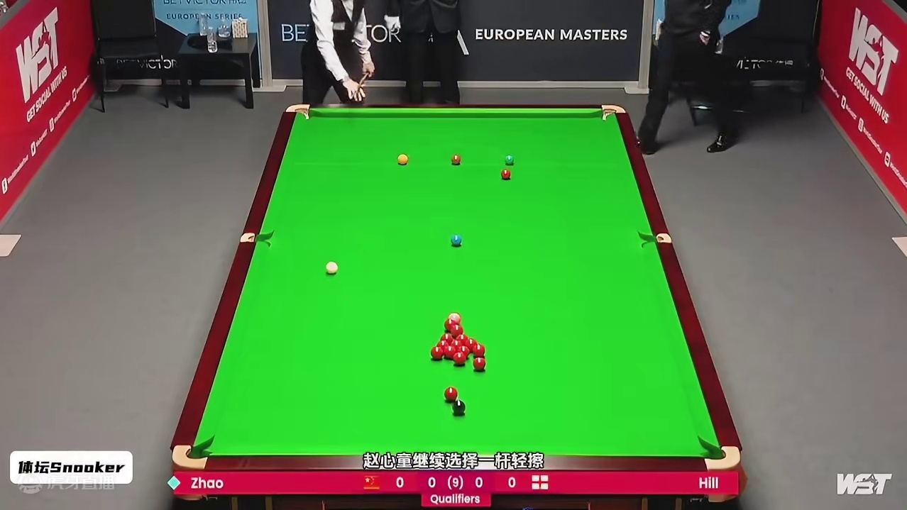 赵心童再度诠释变态准，连续进攻打蒙对手，裁判：完全不是一个级 #台球 #体育 #运动 #赵心童