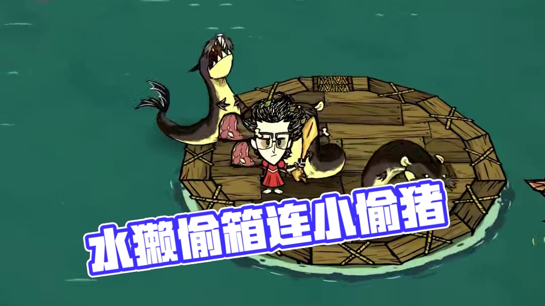 饥荒联机版：水獭有啥用？它除了偷你肉还能干啥？ #饥荒 #游戏