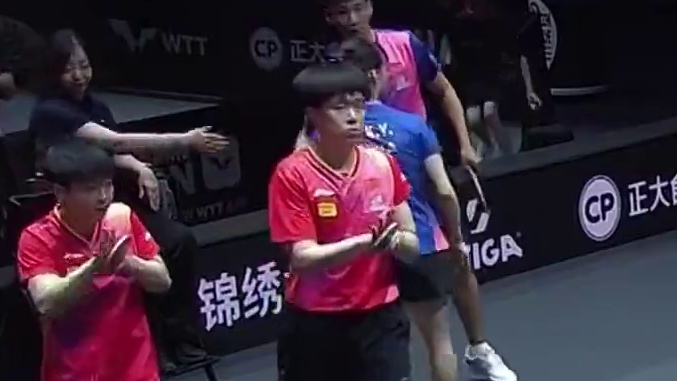 今天的比赛莎头组合配合不够流畅，没有把控节奏，只有第四局打得较好，其他几局都是在对手的节奏里，都是在