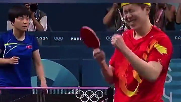 风从青奥起，如愿到巴黎！莎头组合夺冠后拥抱！最好的莎头组合！#莎头组合 #孙颖莎 #王楚钦