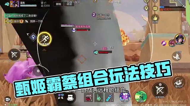 甄姬霸蔡组合，启动！#破晓的一千种玩法 #王者荣耀星之破晓 #游戏日常