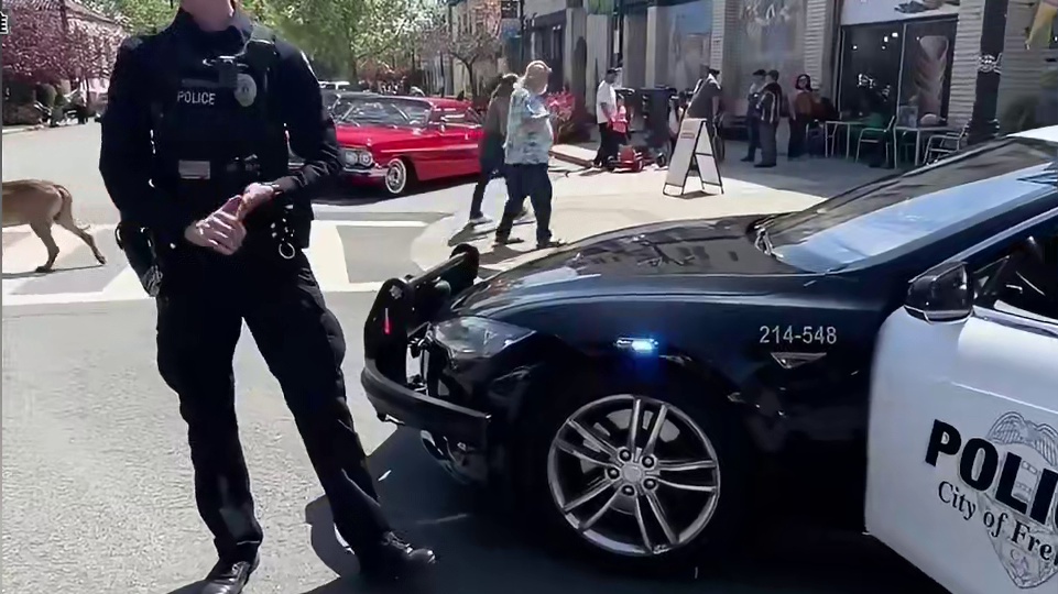 美国开始大量使用特斯拉警车 ，特斯拉作为警车，以后的将是常态#特斯拉 #新能源汽车