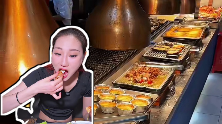 来来来我掏出这么一份烤肉自助阁下该如何应对呢#人气小店 #性价比 #为城市美食打call #上海餐厅