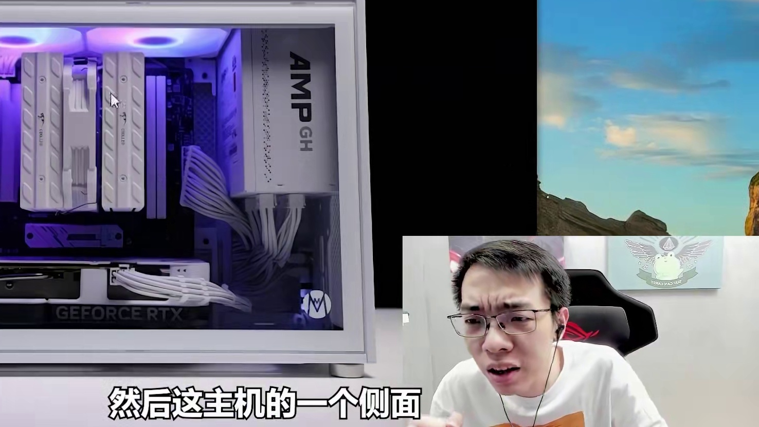 给你们准备了一台7500F+4060Ti的白色便携主机 #青蛙辅助 #青蛙电脑