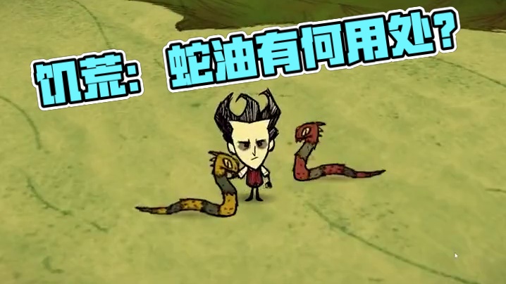 饥荒单机版：蛇有什么用处？蛇油就是没有用的东西 #饥荒