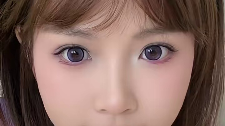 紫色美瞳紫色美瞳！没戴过的都给我去戴！！（视频里是自然光效果哦）#美瞳 #日抛 #美瞳种草 #眼珠子