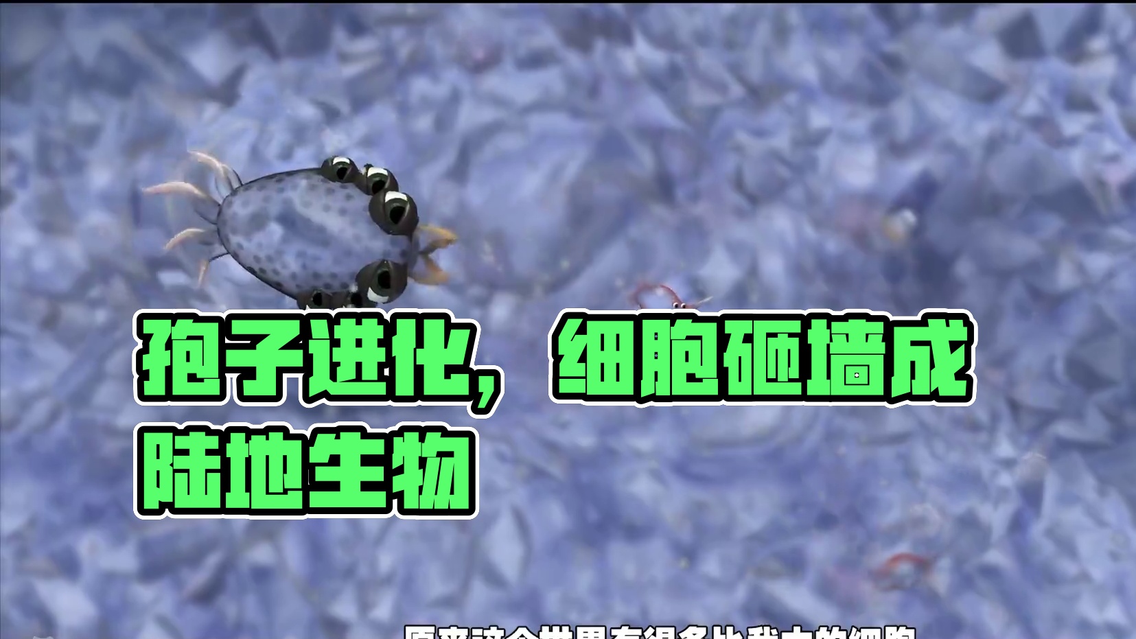 孢子进化：从细胞进化成一个陆地行走生物 #孢子进化 #单机游戏