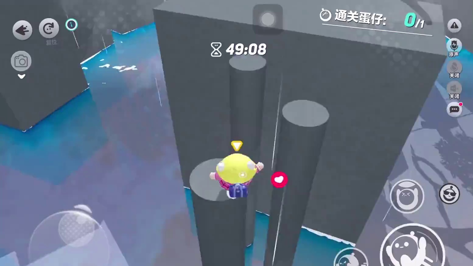 这是我玩过海水上涨最快的一张图真的太刺激了……#蛋仔派对 #蛋仔地图推荐