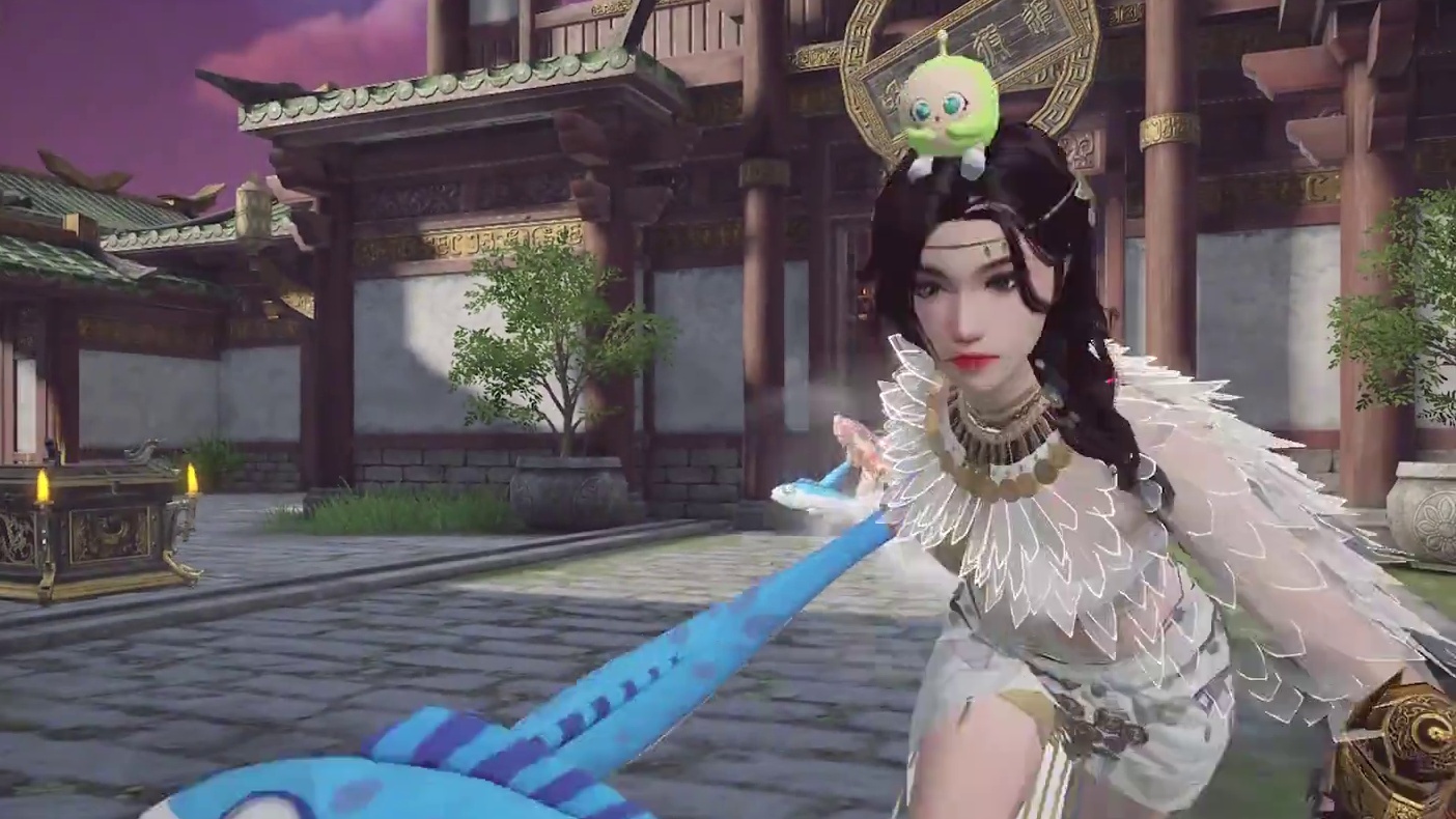 永劫咸鱼双刀今日上线！说出来你都不信，我在聚窟洲被人拿着咸鱼追了八百米！#永劫无间手游   #永劫无