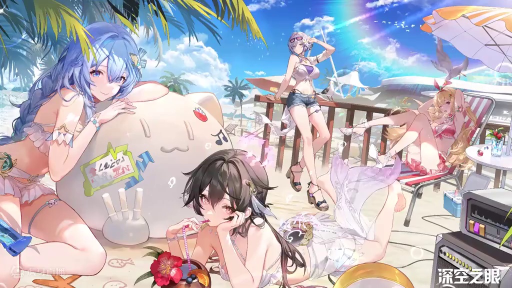 「渊海望月」版本动态CG分享 管理员可使用电脑浏览器前往深空之眼官网下载使用~#深空之眼 #渊海望月