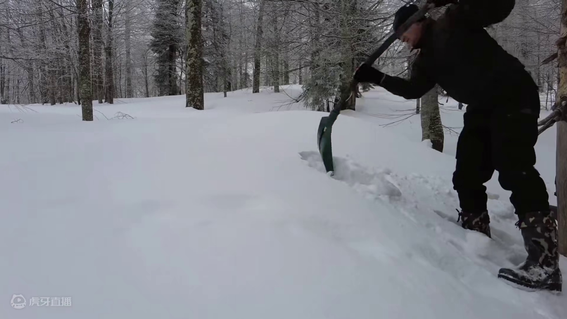 五天五夜在暴雪中过夜，大家来评价一下哪儿个庇护所最舒适最理想的了#户外露营 #助眠 #庇护所建造 #