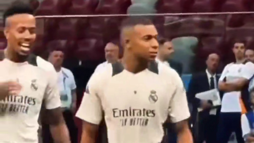 巨星亮相！姆巴佩皇马生涯首秀#足球