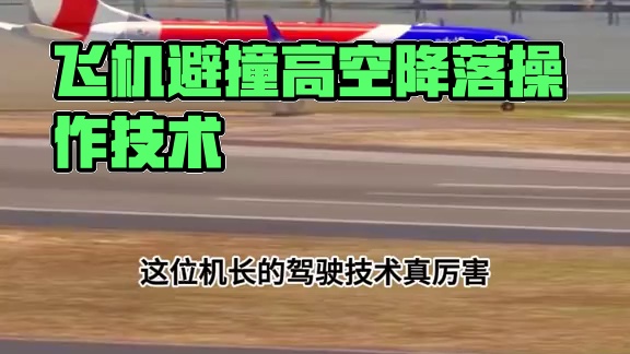 模拟器：落地遇到旁边有飞机起飞，看机长如何处理#飞机