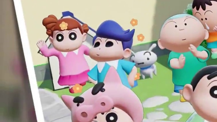 暑假的末尾，一起来玩吧！向日葵小班全员即将登场，感受被小新包围的快乐！ #元梦之星  #蜡笔小新  