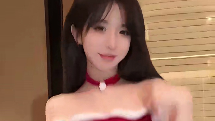 呆妹2.0圣诞套装上演才艺！这一教超管沉默了 #呆妹  #黑神话悟空  #这谁顶得住啊 #二次元