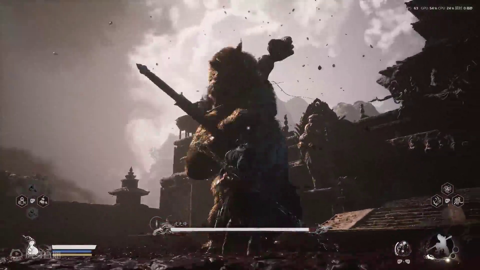 无伤虎先锋，无法术，只靠闪避