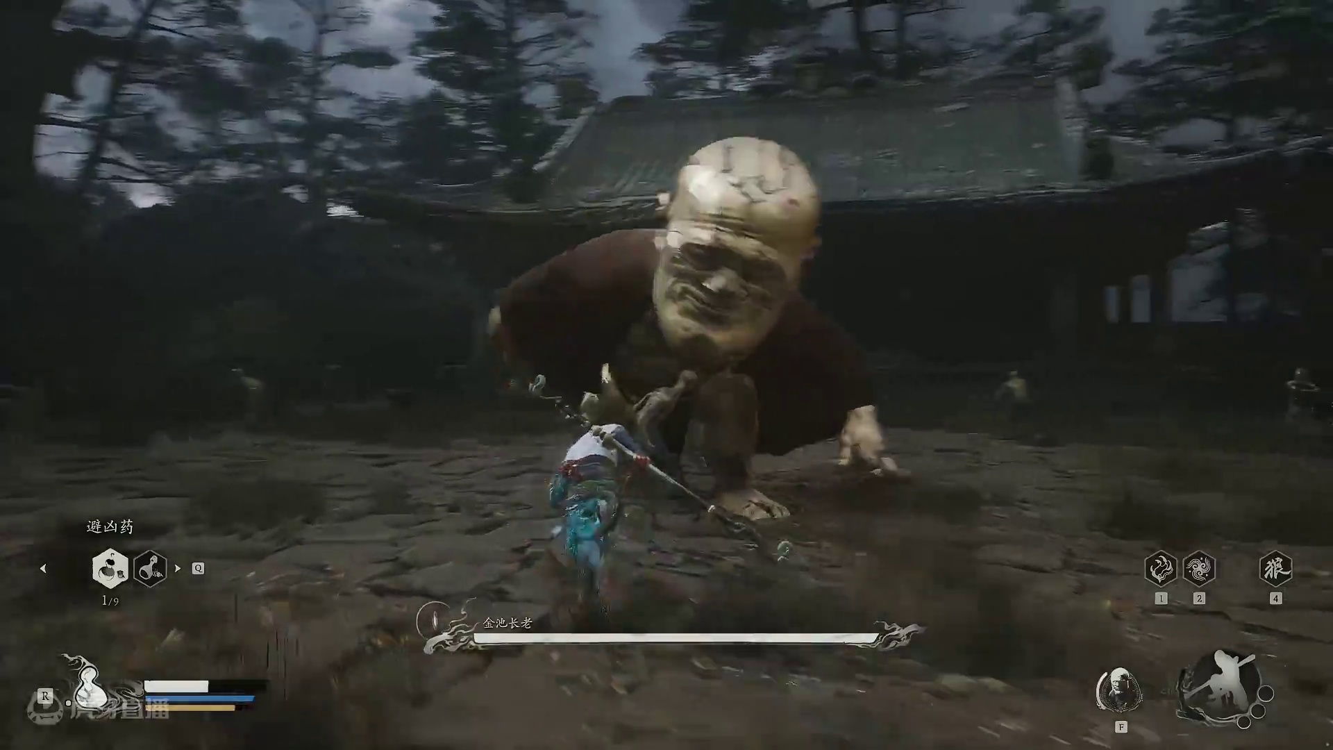 黑神话悟空，一遍过金池长老