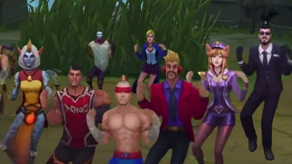 科目三的风还是吹到了峡谷 #lol手游峡谷整活王 #没有联盟融不进的圈子#lol手游进化海克斯峡谷#