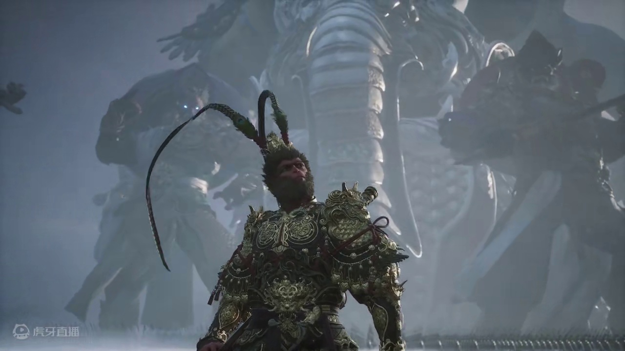 黑神话悟空开场大战二郎神帅气登场：#黑神话悟空