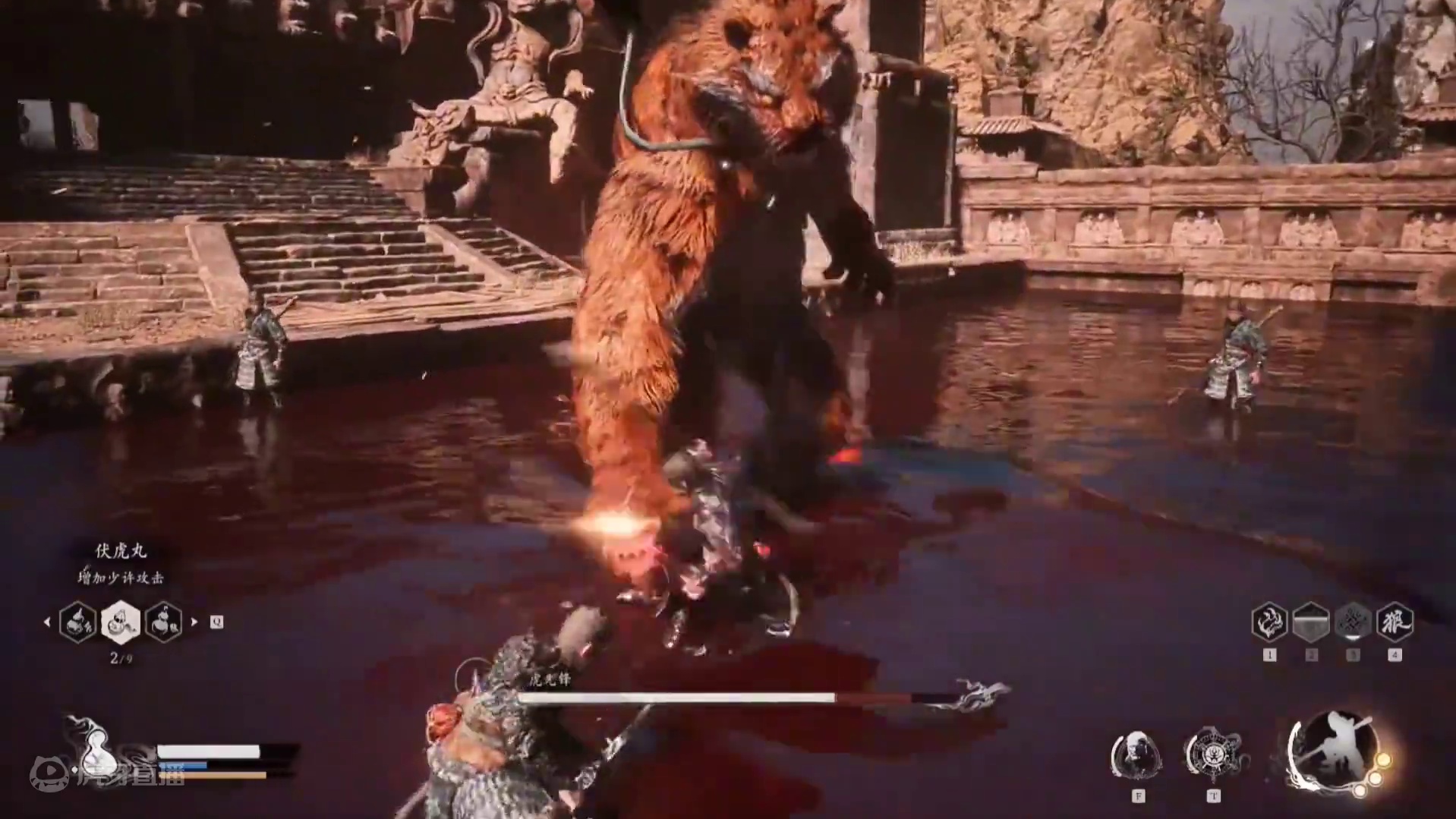 打打虎先锋 虎哥招式确实帅啊 #黑神话悟空 #黑神话 #虎先锋 #游戏 #国产游戏