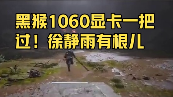 黑猴1060+3GB显卡打广智一把过！我比徐静雨有根儿！#黑神话悟空 #黑神话悟空创作激励 #徐静雨