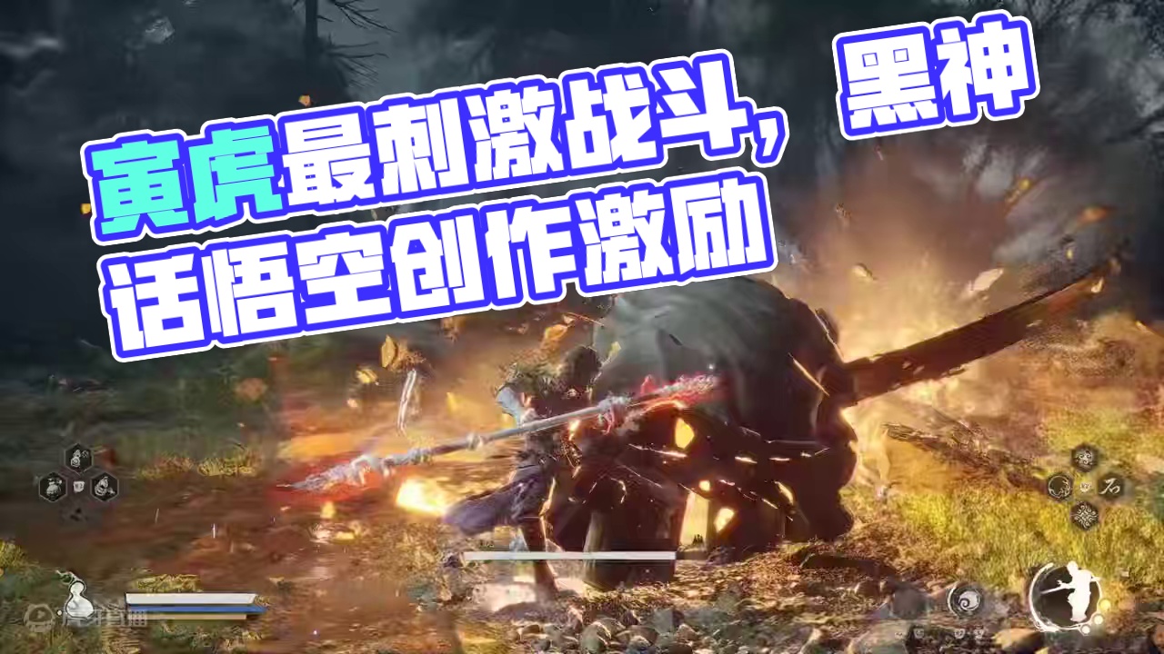 戳棍式教官-寅虎，迄今为止最刺激的战斗！ #黑神话悟空  #黑神话悟空创作激励  #虎先锋  #寅虎