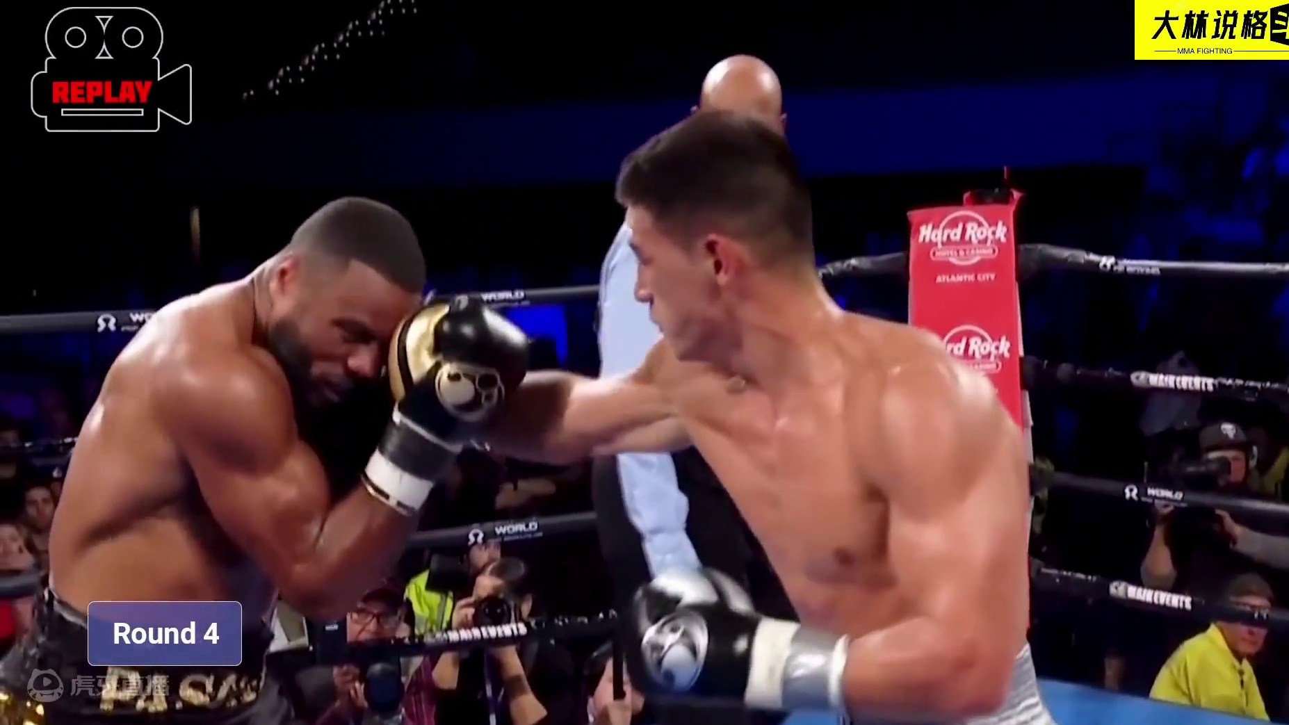 狂人帕斯卡尔作死挑衅比沃尔，结果惨遭重拳击倒，无缘金腰带！ #ko #职业拳击 #挑衅 #作死 #比