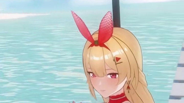 新增换装丨曦光·阿尔忒弥斯全新换装「炫色夏虹」 #深空之眼 #拂晓剑歌