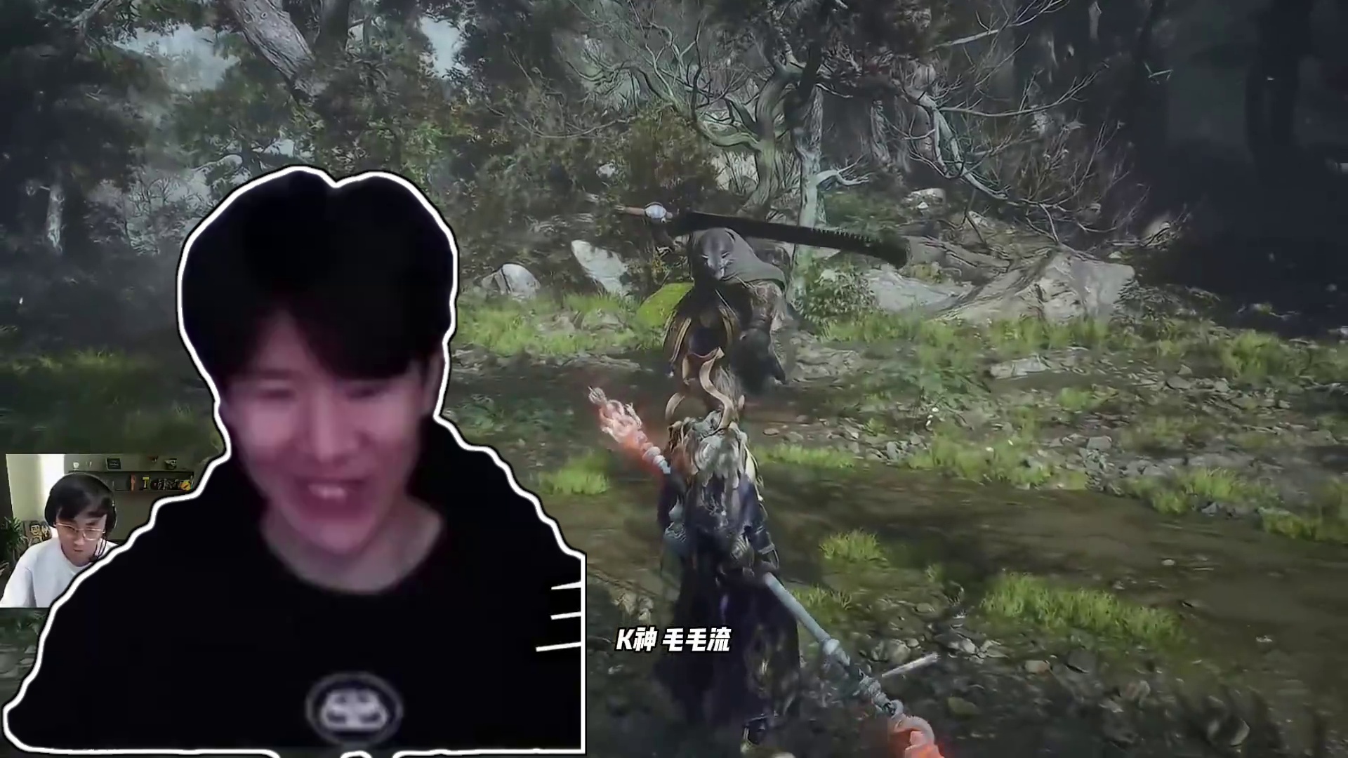 不同流派面对黑神话宴虎对比，TheShy四遍过寅虎看傻弹幕 #theshy #黑神话悟空 #水晶哥