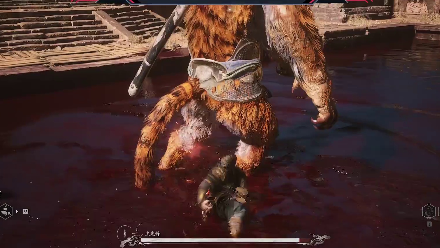 最后差点玩脱了，好在虎先锋也懂人情世故，前面的N多猴头没白送