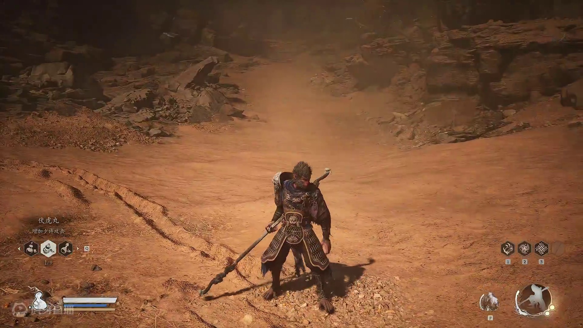 黑神话悟空之大战沙鼠国王