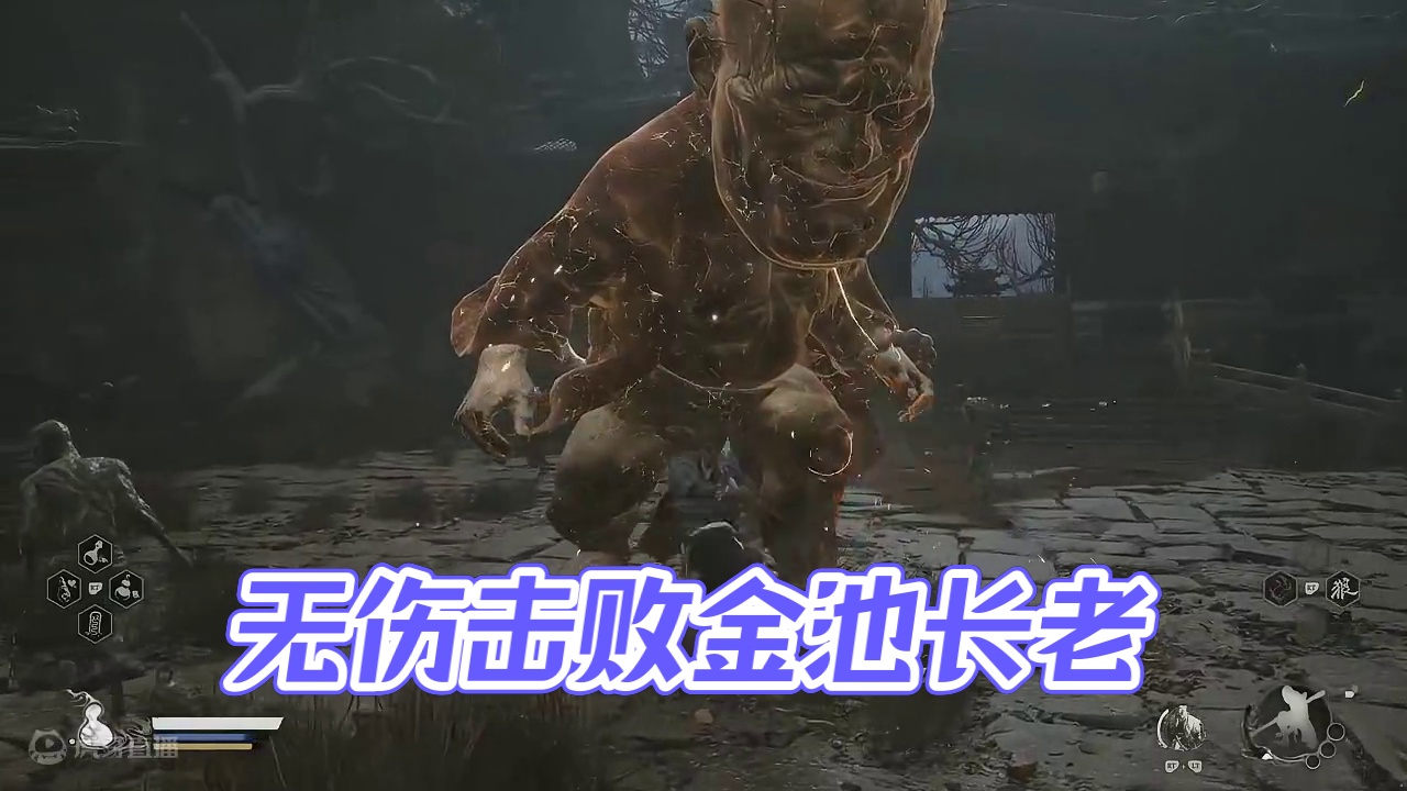 【青云】《黑神话：悟空》全boss无伤攻略：金池长老 #黑神话悟空  #黑神话悟空创作激励  #黑神