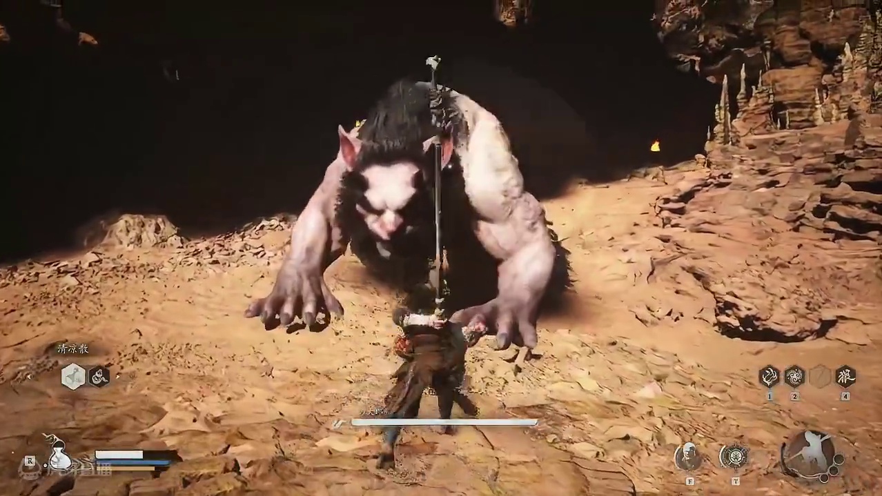 【黑神话悟空】BOSS战-沙大朗 #黑神话悟空 #黑神话悟空创作激励  #游戏内容风向标  #单机游