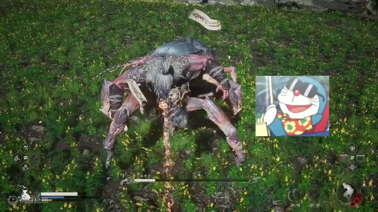 无脑猴劈！百眼魔君超低门槛暴打方法 新手必看！ #黑神话悟空  #黑神话攻略 #百眼魔君 #stea