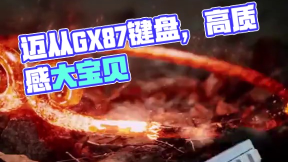 这么有分量的键盘你们说不要就不要了？迈从GX87铝坨坨来了！#阿舔喜加一#机械键盘#游戏键盘#迈从G