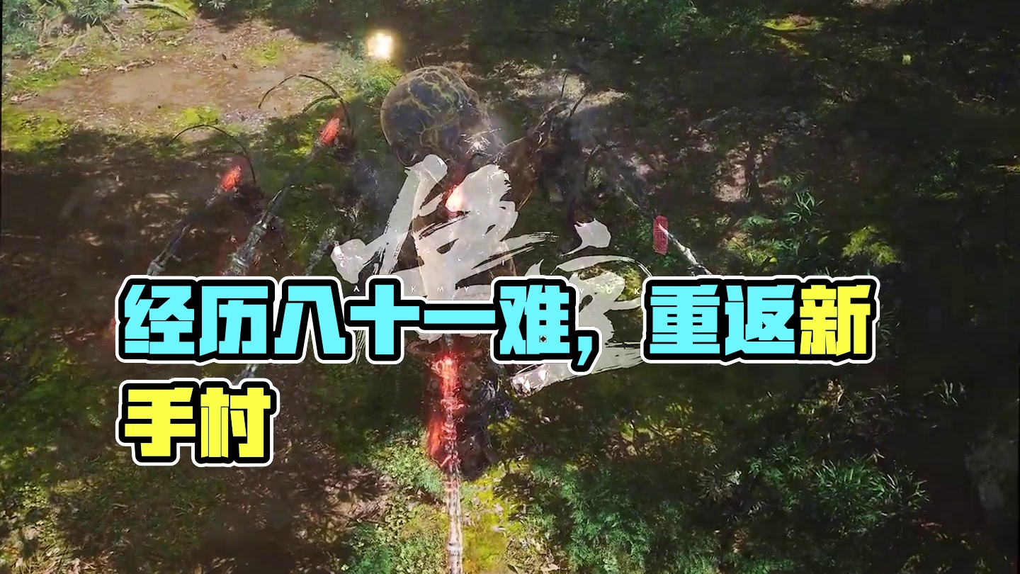 当你经历八十一难 再回新手村##黑神话悟空 #黑神话悟空创作激励  #黑神话悟空创作者激励