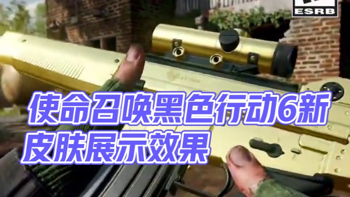 使命召唤黑色行动6多人、战区、僵尸皮肤效果展示，手游也会同步以上迷彩#cod #使命召唤战区手游 #