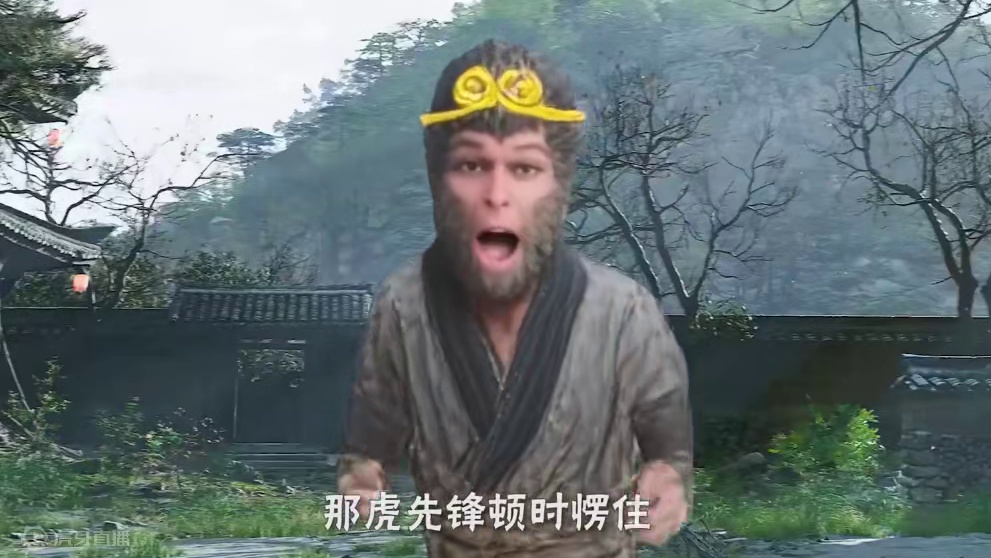 最强花果山战神：把能打的妖怪给我艾特出来！ #鬼畜 #搞笑 #黑神话悟空 #抽象