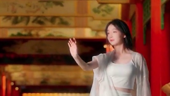 “羽衣摇曳百花旁，自写春山作淡妆” #古典舞 #壁上观舞蹈  #壁上观古相思曲  #东方美学 #舞蹈