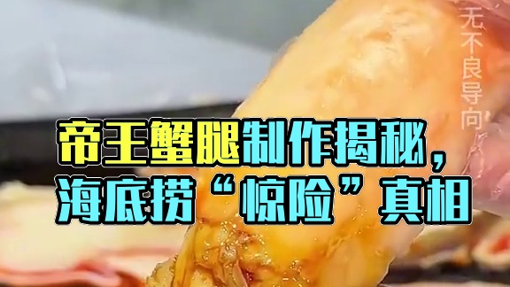 好好的帝王蟹不吃，却它的蟹腿全部剪掉，没想到居然是为了制作一种大家都爱吃的美食！#帝王蟹腿 #帝王蟹