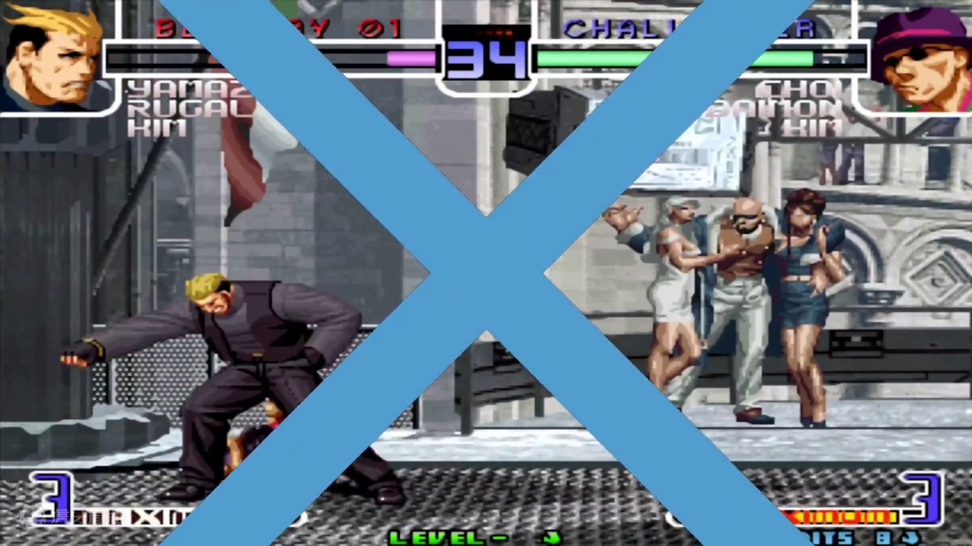 拳皇2002风云：毫无征兆突然贴脸挑衅？正常比赛瞬间变成无规则！