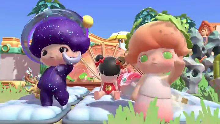 忘却烦恼 ，一起狂欢！ 结束一天的劳累后，
云鲸岛开启了意想不到的PARTY？！
#泡泡玛特手游 #