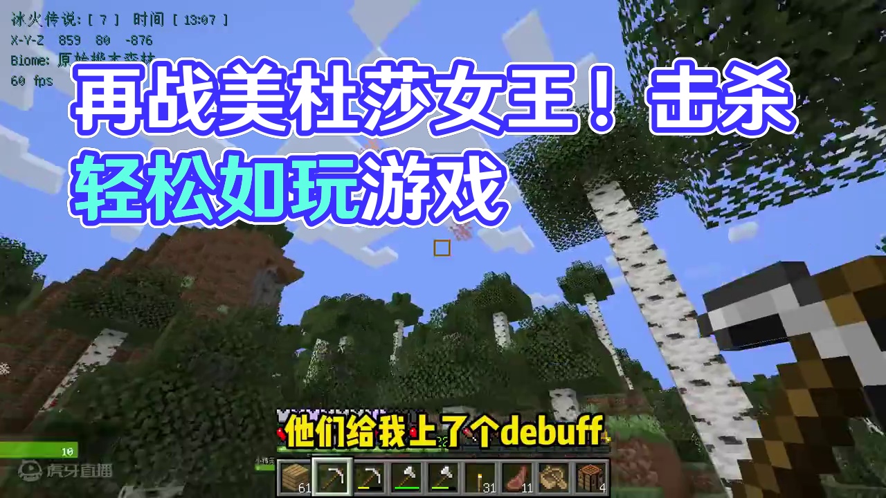偶遇小偷精灵，再战美杜莎女王！ #我的世界 #冰火传说 #dj阿葵 #mc #白虎