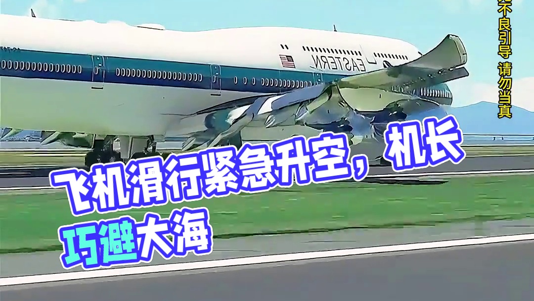 模拟器：飞机落地失败，面临重进大海，机长如何解决?#飞机