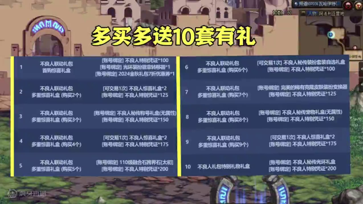 DNF：金秋礼包多买多送！三大商店各具诱惑 #地下城与勇士