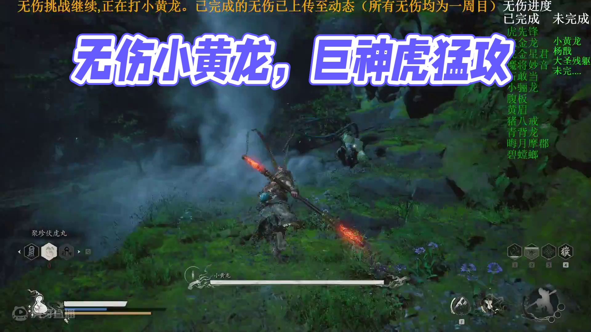 一周目无伤小黄龙