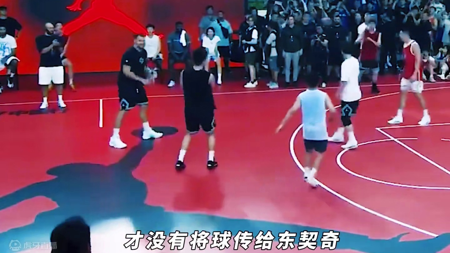 第一次见球星组团中国行，锡安 真的是很卖力啊！#没有一个外国人逃得过长城  #jordanfamil