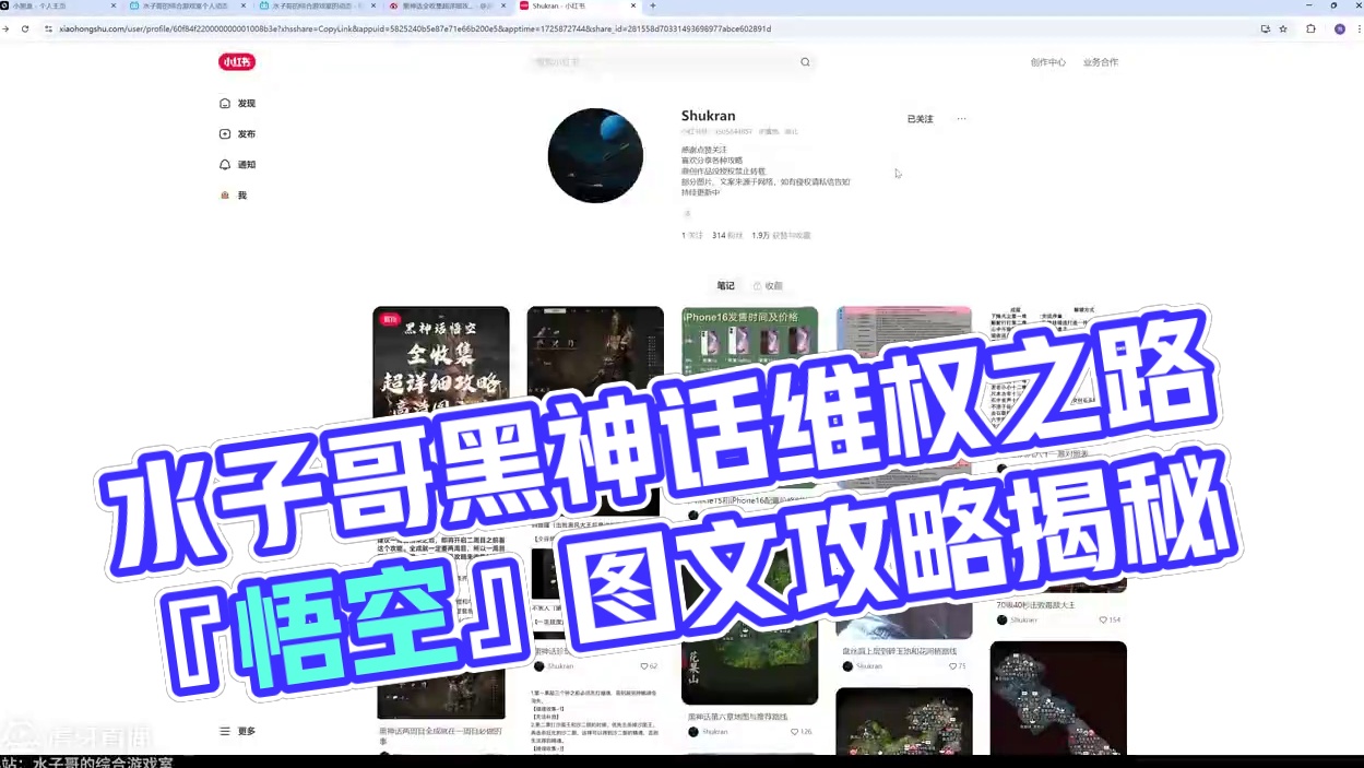 【水子哥】我做的《黑神话：悟空》图文攻略维权之路 竟然被说要讹别人钱 #黑神话悟空#维权 #版权意识