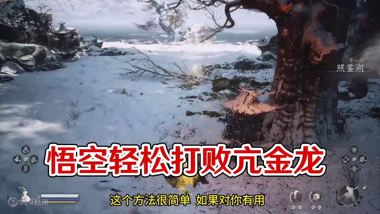 黑神话悟空 怎么打亢金龙 真的是太简单了  #黑神话悟空 #亢金龙怎么打